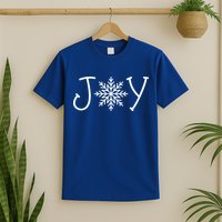 Joy Snowflake Christmas T-Shirt