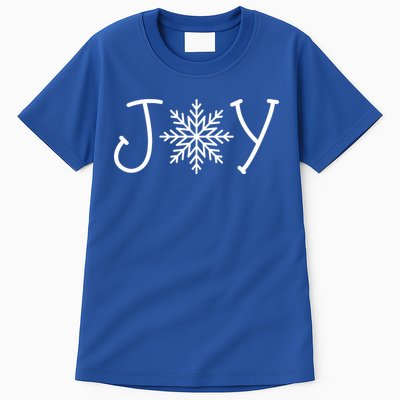 Joy Snowflake Christmas Tall T-Shirt