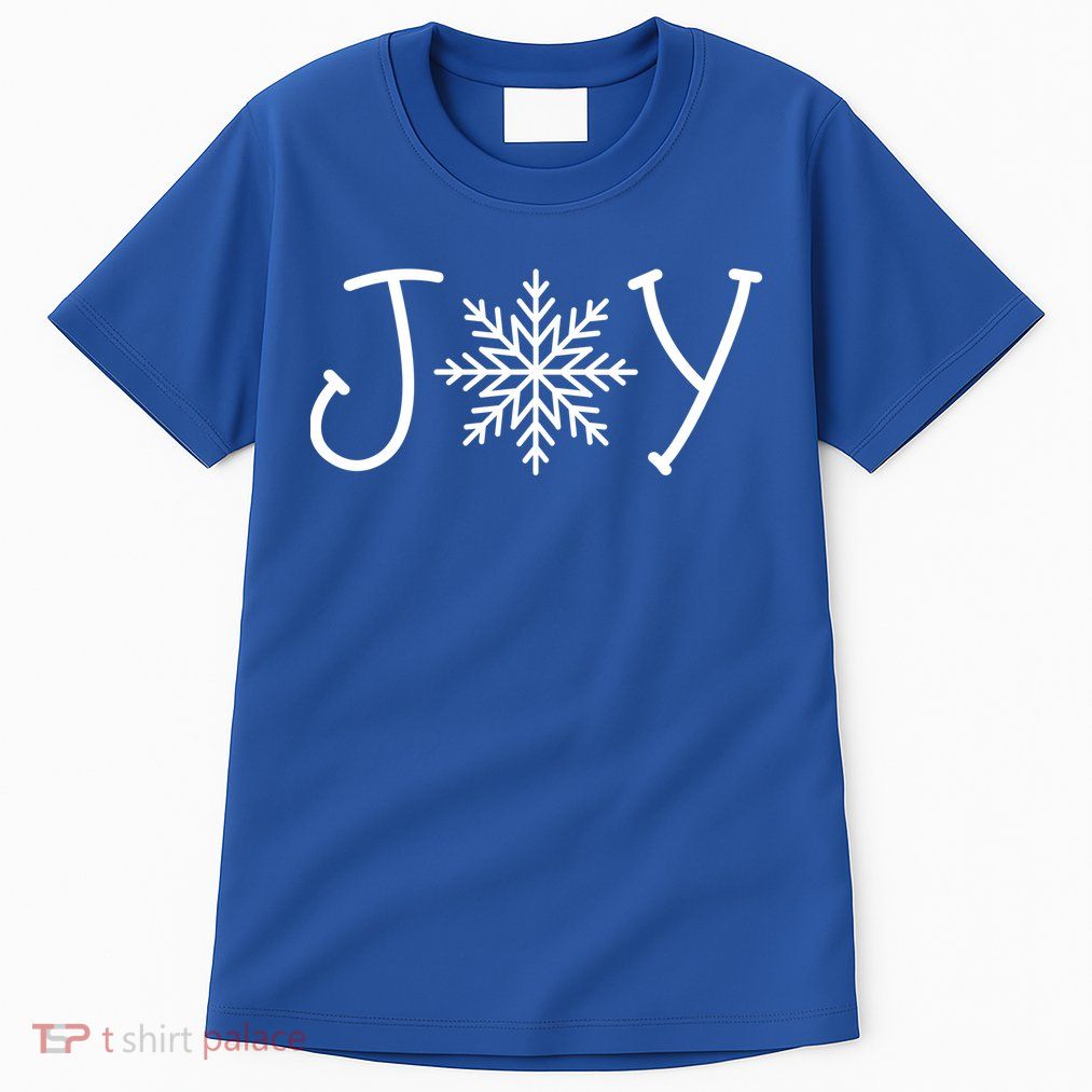 Joy Snowflake Christmas Tall T-Shirt