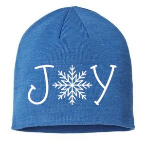 Joy Snowflake Christmas Sustainable Beanie