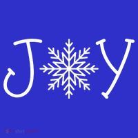 Joy Snowflake Christmas Premium T-Shirt