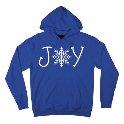 Joy Snowflake Christmas Tall Hoodie