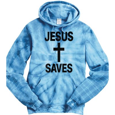 Jesus Saves Christian - Front And Back Design  Tie Dye Hoodie