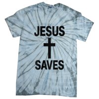 Jesus Saves Christian - Front And Back Design  Tie-Dye T-Shirt