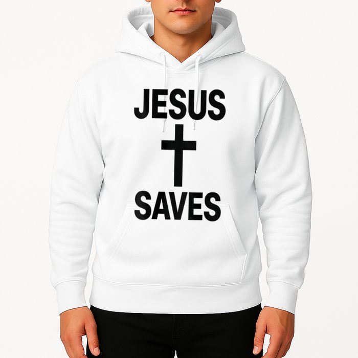 Jesus Saves Christian - Front And Back Design  Hoodie