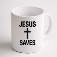 Jesus Saves Christian - Front And Back Design  Mug