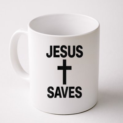 Jesus Saves Christian - Front And Back Design  Mug