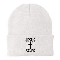 Jesus Saves Christian - Front And Back Design  Beanie