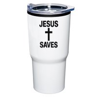 Jesus Saves Christian - Front And Back Design  Tumbler