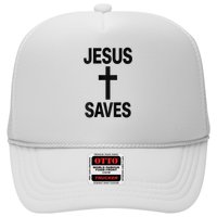 Jesus Saves Christian - Front And Back Design  Trucker Hat