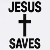 Jesus Saves Christian - Front And Back Design  Women's V-Neck T-Shirt