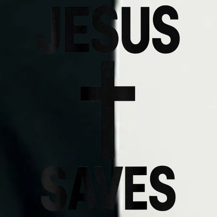 Jesus Saves Christian - Front And Back Design  Infant Baby Jersey Bodysuit