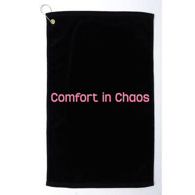 John Summit Comfort In Chaos Golf Towel