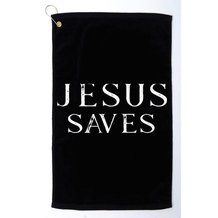 Jesus Saves Christian Jesus Yeshua Golf Towel