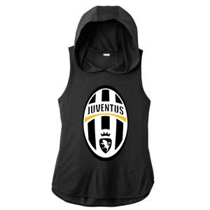 Juventus Sports Club Logo Ladies PosiCharge Tri-Blend Wicking Draft Hoodie Tank