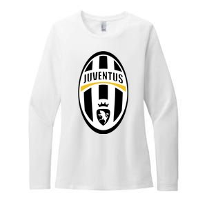 Juventus Sports Club Logo Womens CVC Long Sleeve Shirt