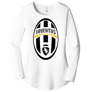 Juventus Sports Club Logo Women's Perfect Tri Tunic Long Sleeve Shirt