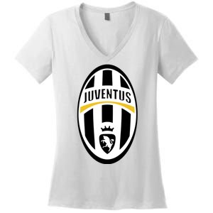 Juventus Sports Club Logo Women's V-Neck T-Shirt