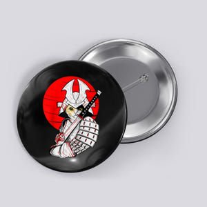 Japanese Samurai Cat Katana Japanese Bobtail Cat Anime Raglan Button