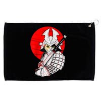 Japanese Samurai Cat Katana Japanese Bobtail Cat Anime Raglan Grommeted Golf Towel