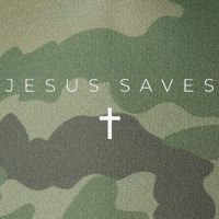 Jesus Saves Cross Subtle Christian Minimal Religious Faith Legacy Tie Dye Trucker Hat