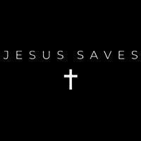 Jesus Saves Cross Subtle Christian Minimal Religious Faith Flatbill Hat