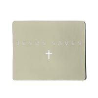 Jesus Saves Cross Subtle Christian Minimal Religious Faith Mousepad