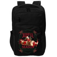 Joyful Season Christmas Season Santa And Elves Impact Tech Backpack