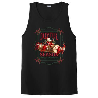 Joyful Season Christmas Season Santa And Elves PosiCharge Competitor Tank