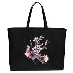 Japan Sakura Cherry Blossoms In Spring Gift Cotton Canvas Jumbo Tote