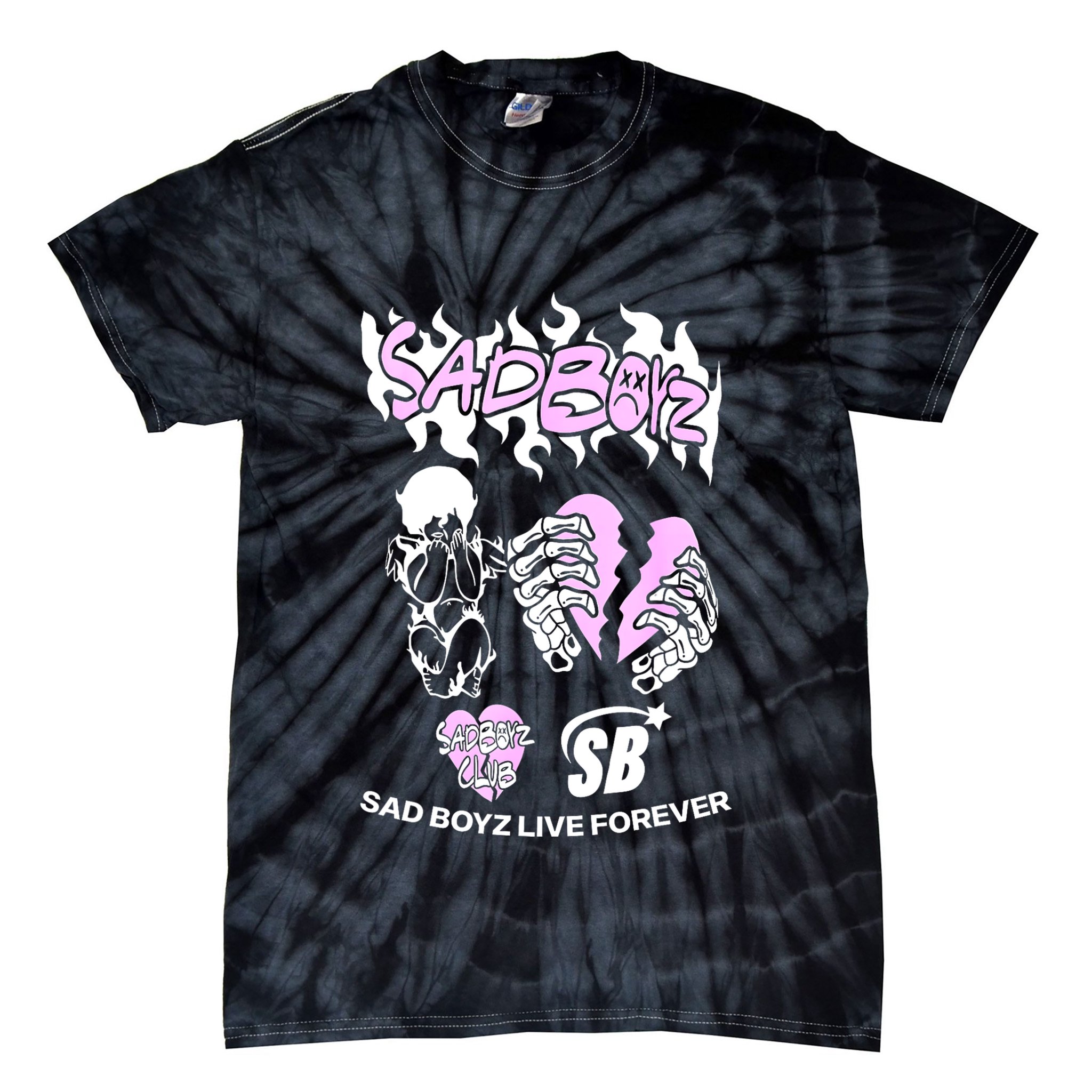 Junior Sadboyz Corridos Tumbados H Belicos Mexico Music Tie-Dye T-Shirt