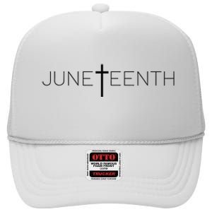 Juneteenth s Celebrate Juneteenth Juneteenth Tee High Crown Mesh Back Trucker Hat