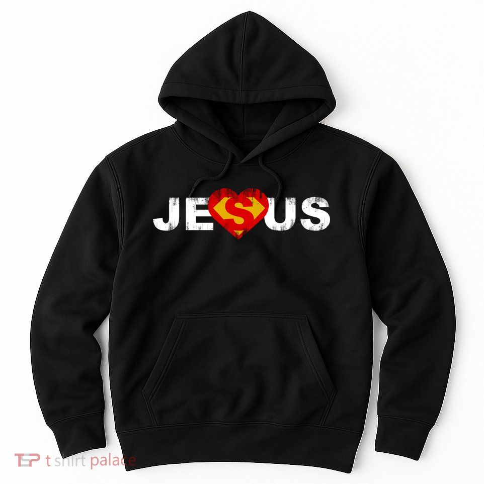 Jesus Superhero Christianity Hoodie