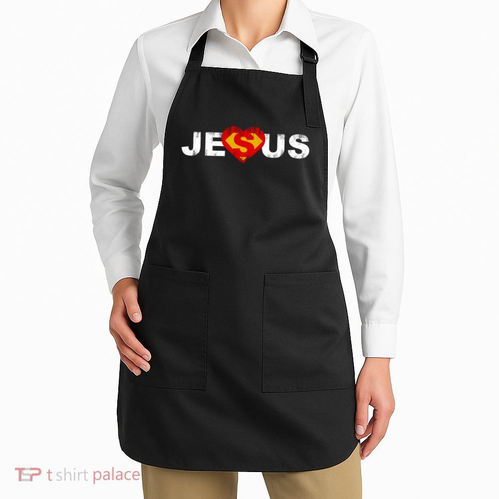 Jesus Superhero Christianity Apron