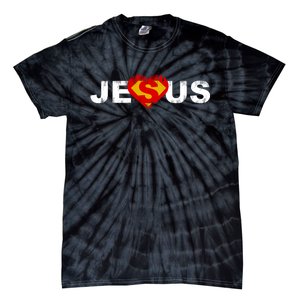 Jesus Superhero Christianity Tie-Dye T-Shirt