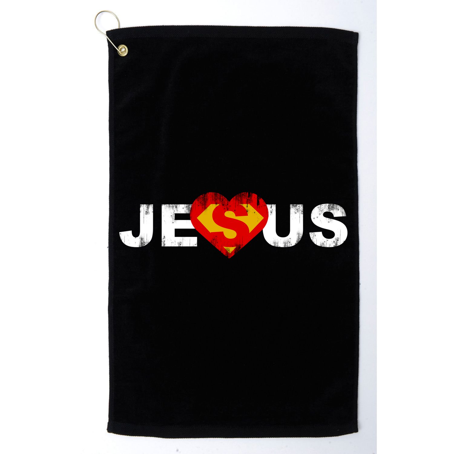Jesus Superhero Christianity Golf Towel