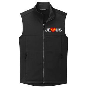 Jesus Superhero Christianity Collective Smooth Fleece Vest