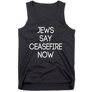 Jews Say Ceasefire Now American Jews Design Tank Top