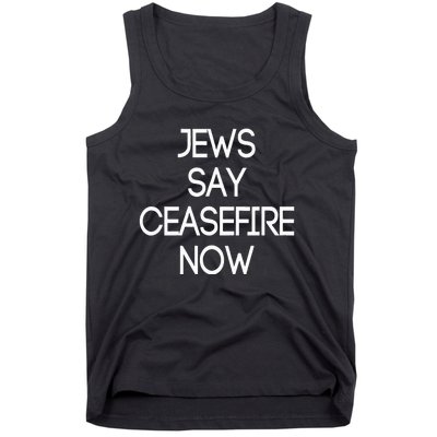 Jews Say Ceasefire Now American Jews Design Tank Top