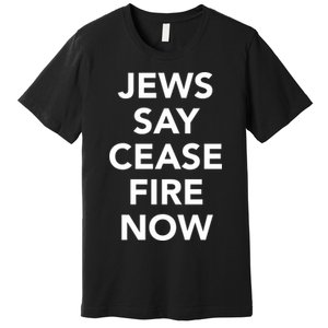 Jews Say Cease Fire Now Costume Premium T-Shirt