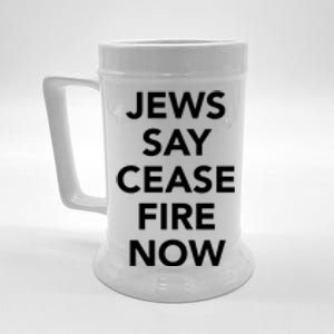 Jews Say Cease Fire Now Costume Beer Stein