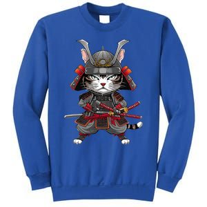 Japanese Samurai Cat Funny Parody Japanese Sweatshirt