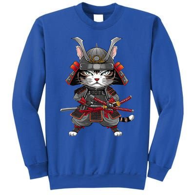 Japanese Samurai Cat Funny Parody Japanese Sweatshirt