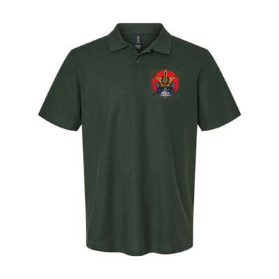 Japanese Samurai Cat Vintage Polo