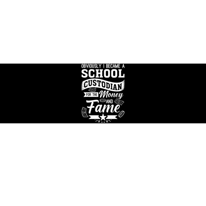 Janitor School Custodian School Janitor Funny Custodian Bumper Sticker