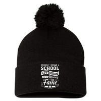 Janitor School Custodian School Janitor Funny Custodian Pom Pom 12in Knit Beanie