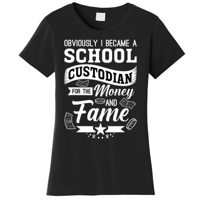 Janitor School Custodian School Janitor Funny Custodian Women's T-Shirt