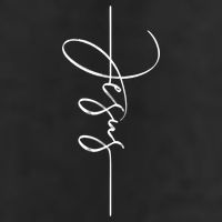 Jesus Signature Cross Script Christ Easter Cool Comfort Performance Bucket Hat
