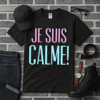 Je Suis Calme I Am Calm! Tall T-Shirt