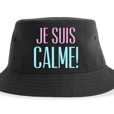 Je Suis Calme I Am Calm! Sustainable Bucket Hat
